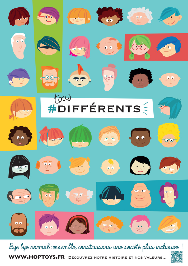 poster "tous différents"