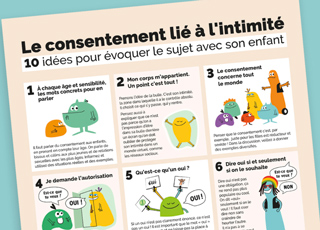 Infographie : Le consentement lié à l'intimité